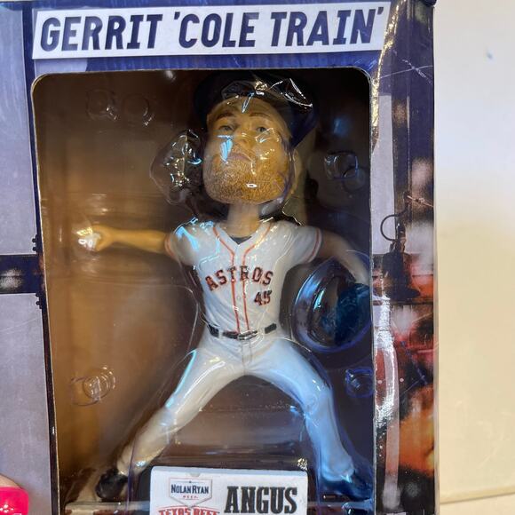 Gerrit' Cole Train Nolan Ryan Bobblehead - Picture 8 of 8